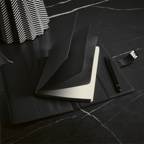 Notebook avec cadenas à personnaliser A5 rPET Melville