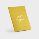 Carnet de notes carton recyclé A4 personnalisé Bronte