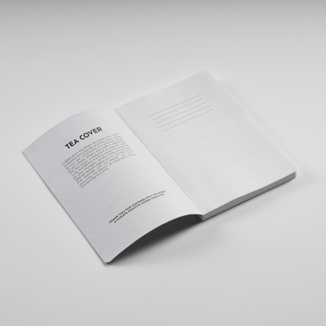 Carnet publicitaire thé et coton A5 Checkhov