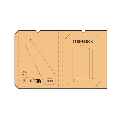 Carnet en bois personnalisé A5 Steinbeck