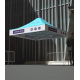 Tente publicitaire personnalisable acier - 3x3m