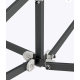 Tente publicitaire personnalisable acier - 3x3m