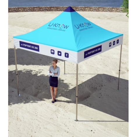 Barnum publicitaire personnalisable acier - 3x3m