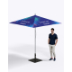 Parasol personnalisable professionnel - 2x2m