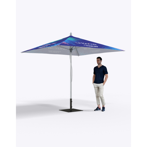 Parasol promotionnel 2.5x2.5m