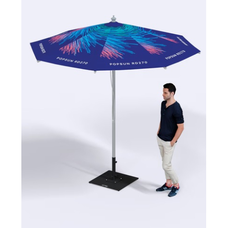 Parasol professionnel personnalisable -2.7x2.7 m