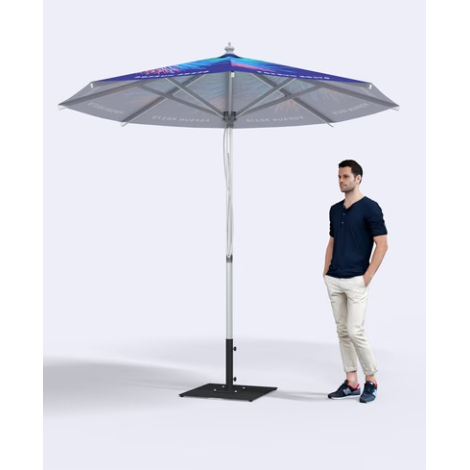 Parasol professionnel personnalisable -2.7x2.7 m