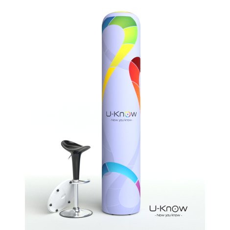 Colonne gonflable personnalisable - 3 dimensions