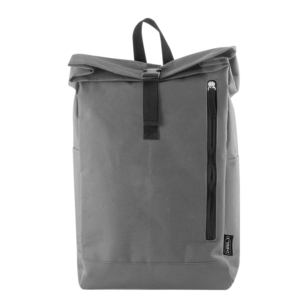 Sac à dos roll-top personnalisable NIHOA Noir