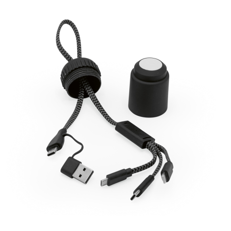 Câble 5-en-1 enroulable à personnaliser Versacord