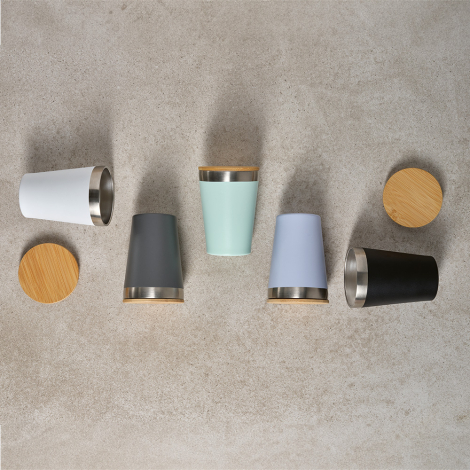 Mug de voyage publicitaire inox recyclé 300ml Don Travel