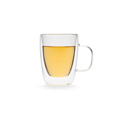 Mug 300ml personnalisé en verre à double paroi Elbe 350