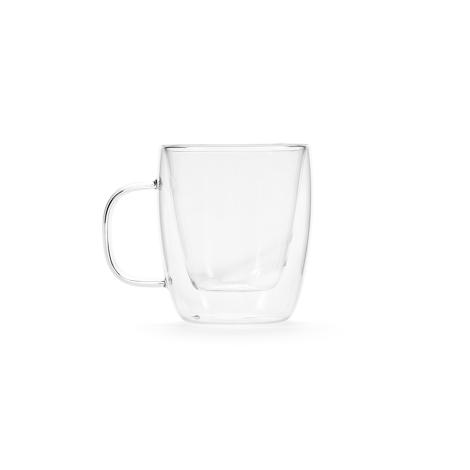 Tasse double paroi promotionnelle en verre 250 ml Elbe 220