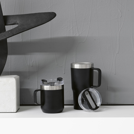 Mug inox recyclé promotionnel 440ml Shinano