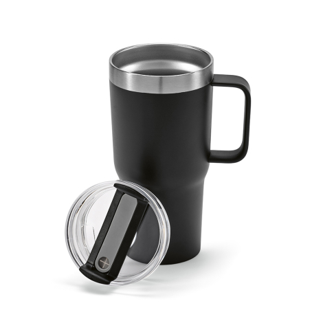 Grand mug de voyage personnalisable 580ml inox recyclé Neman