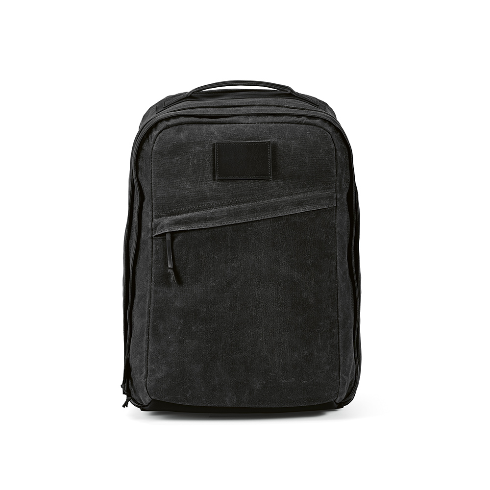 Sac à dos publicitaire coton recyclé 230g Cape Town Noir