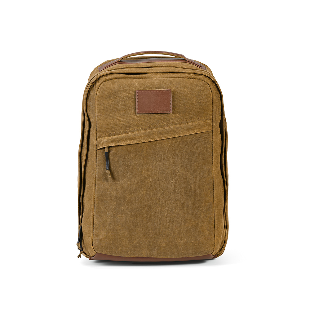 Sac à dos publicitaire coton recyclé 230g Cape Town Camel