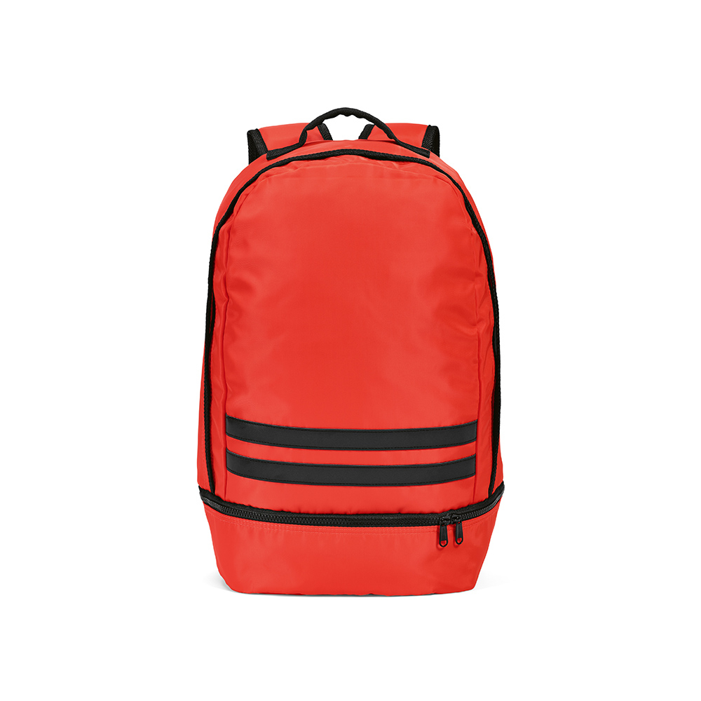 Sac à dos promotionnel rPET compartiment chaussures Buenos Aires Rouge