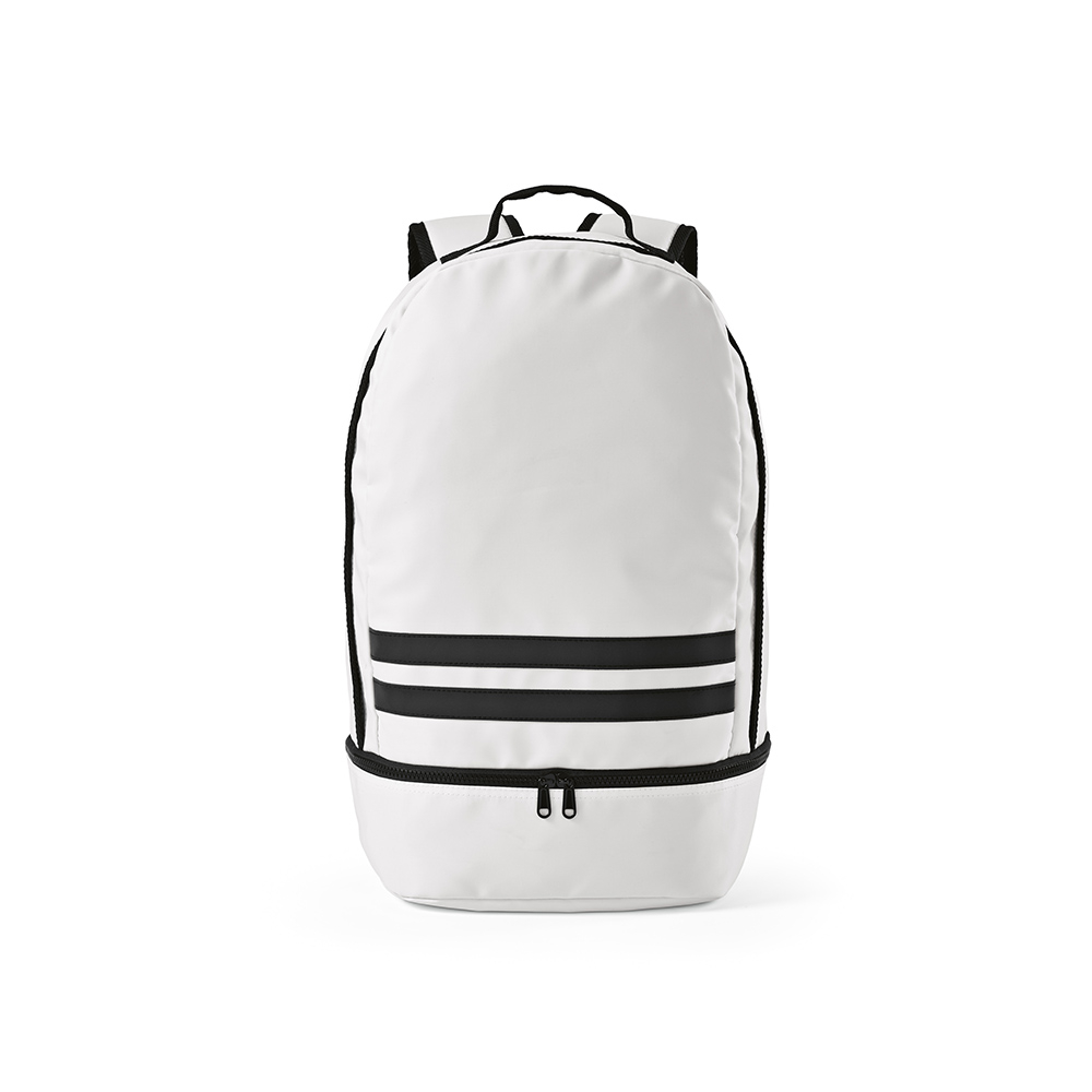 Sac à dos promotionnel rPET compartiment chaussures Buenos Aires Blanc