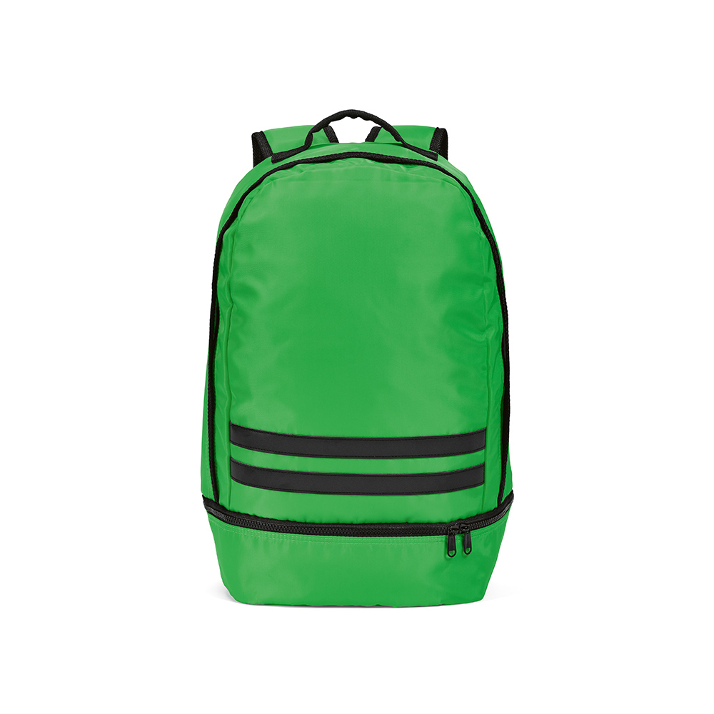 Sac à dos promotionnel rPET compartiment chaussures Buenos Aires Vert
