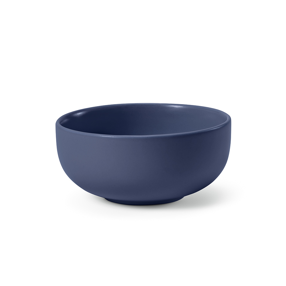 Bol en céramique promotionnel 500ml Okeeffe Bleu