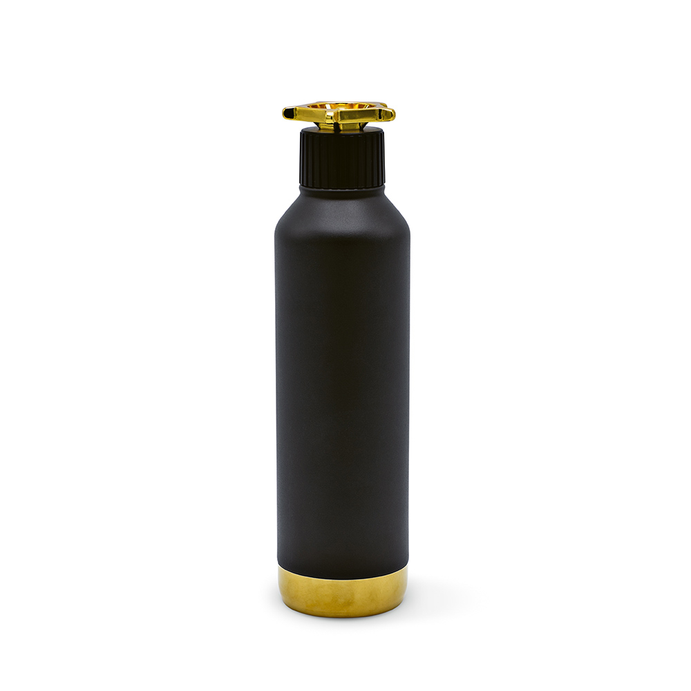 Bouteille double paroi recyclée 750ml à personnaliser Spiglo Doré