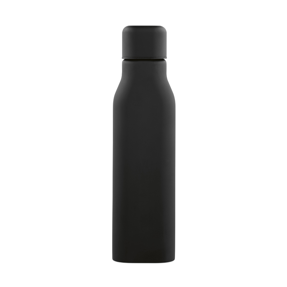 Bouteille 1L à personnaliser inox recyclé Virtuos Noir