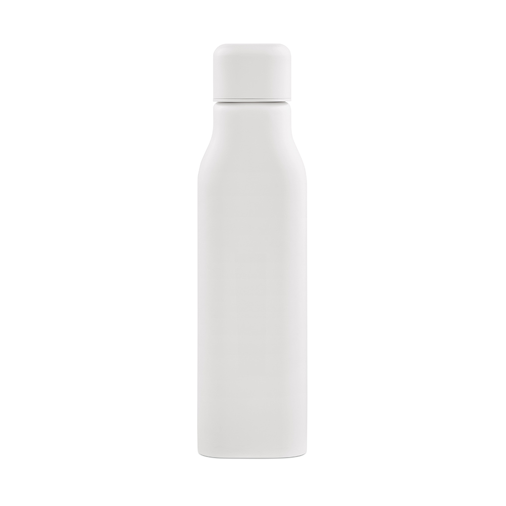 Bouteille 1L à personnaliser inox recyclé Virtuos Blanc