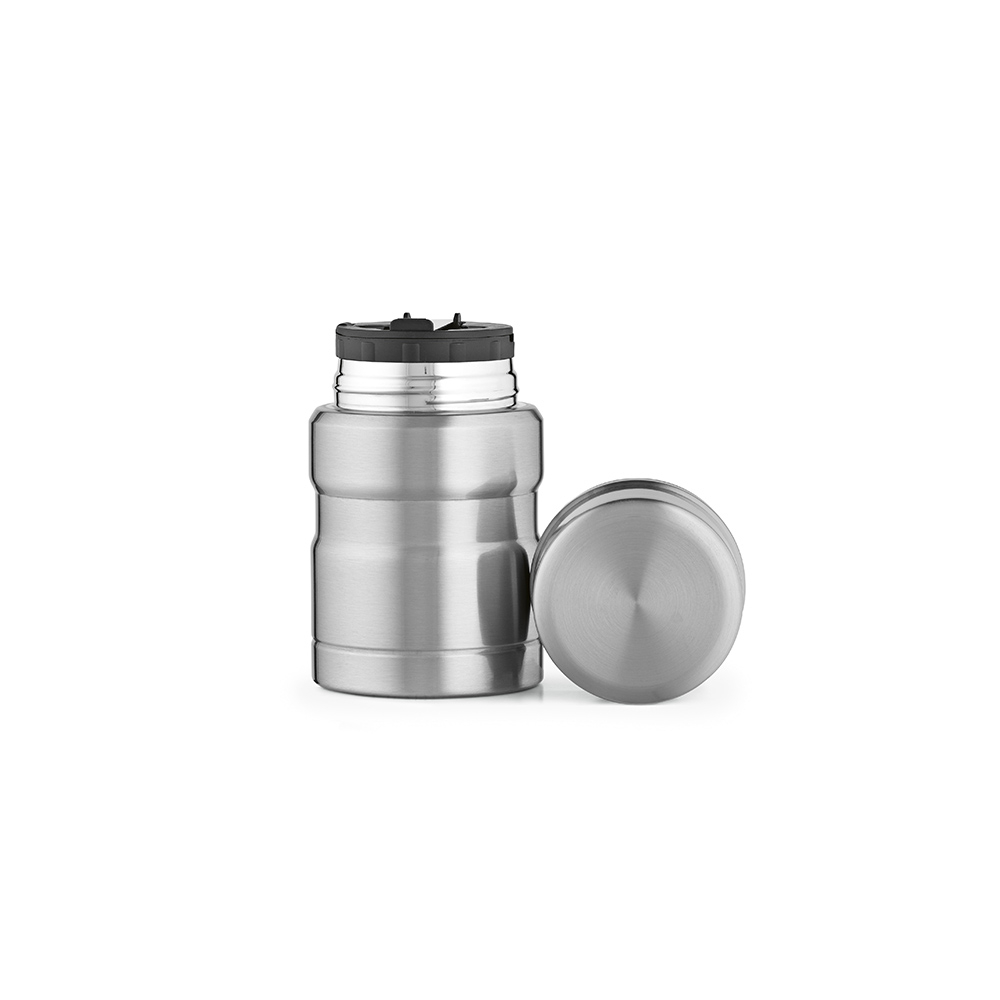 Boîte à lunch promotionnelle inox recyclé 570ml Dali Argent
