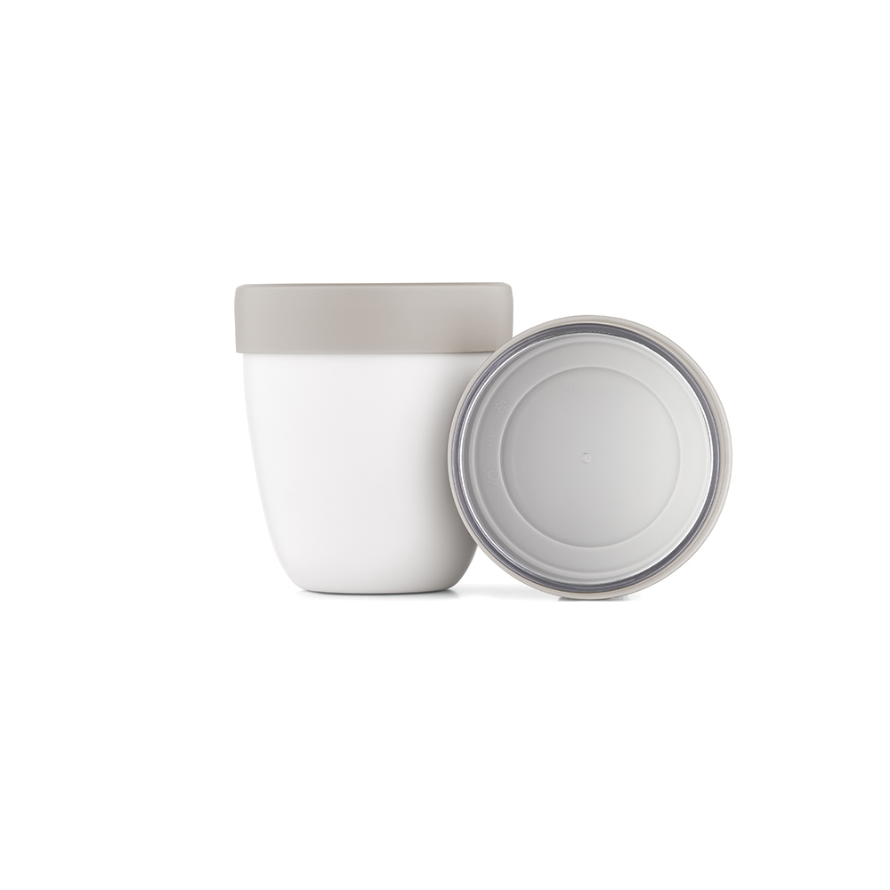 Bocal déjeuner personnalisé 760ml 2 compartiments Rembrandt Blanc