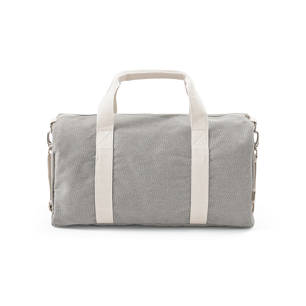 Sac de sport promotionnel en coton recyclé 450g Seoul Gris