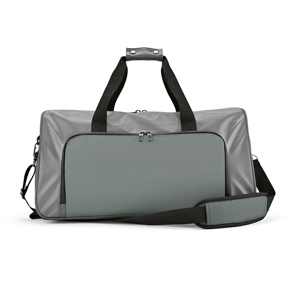 Sac de sport imperméable personnalisé PU recyclé Istanbul Gris