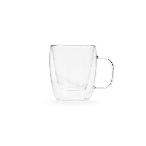 Tasse double paroi promotionnelle en verre 250 ml Elbe 220
