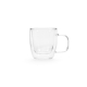 Tasse à café en verre double paroi à personnaliser 65 ml Elbe 75