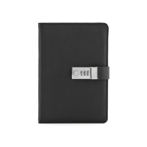 Notebook avec cadenas à personnaliser A5 rPET Melville