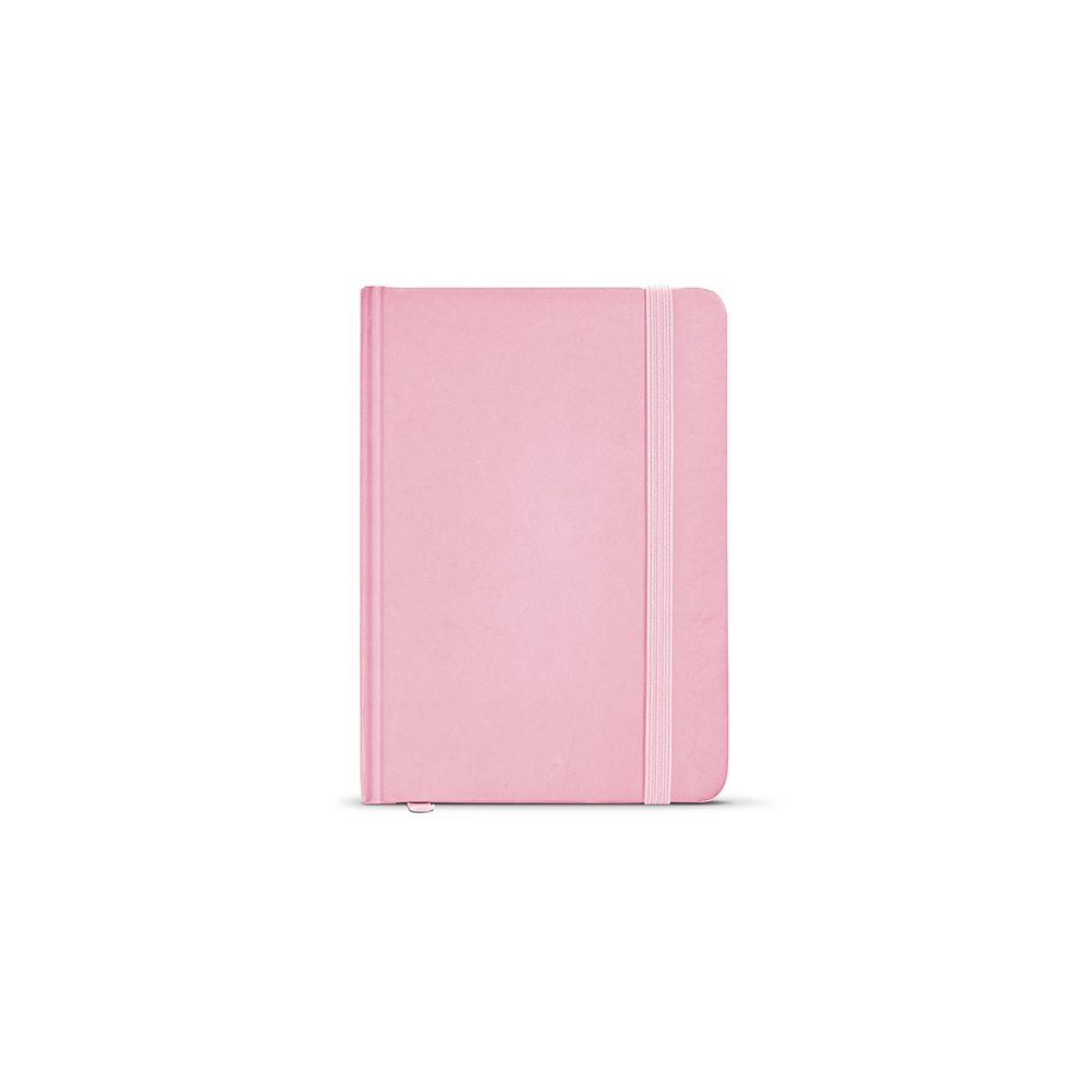 Carnet A6 rigide promotionnel Marquez Rose