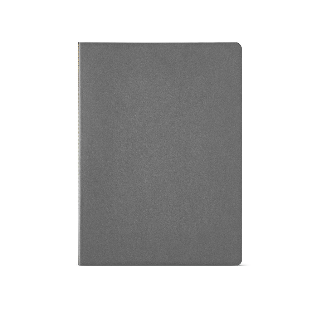 Carnet de notes carton recyclé A4 personnalisé Bronte Gris