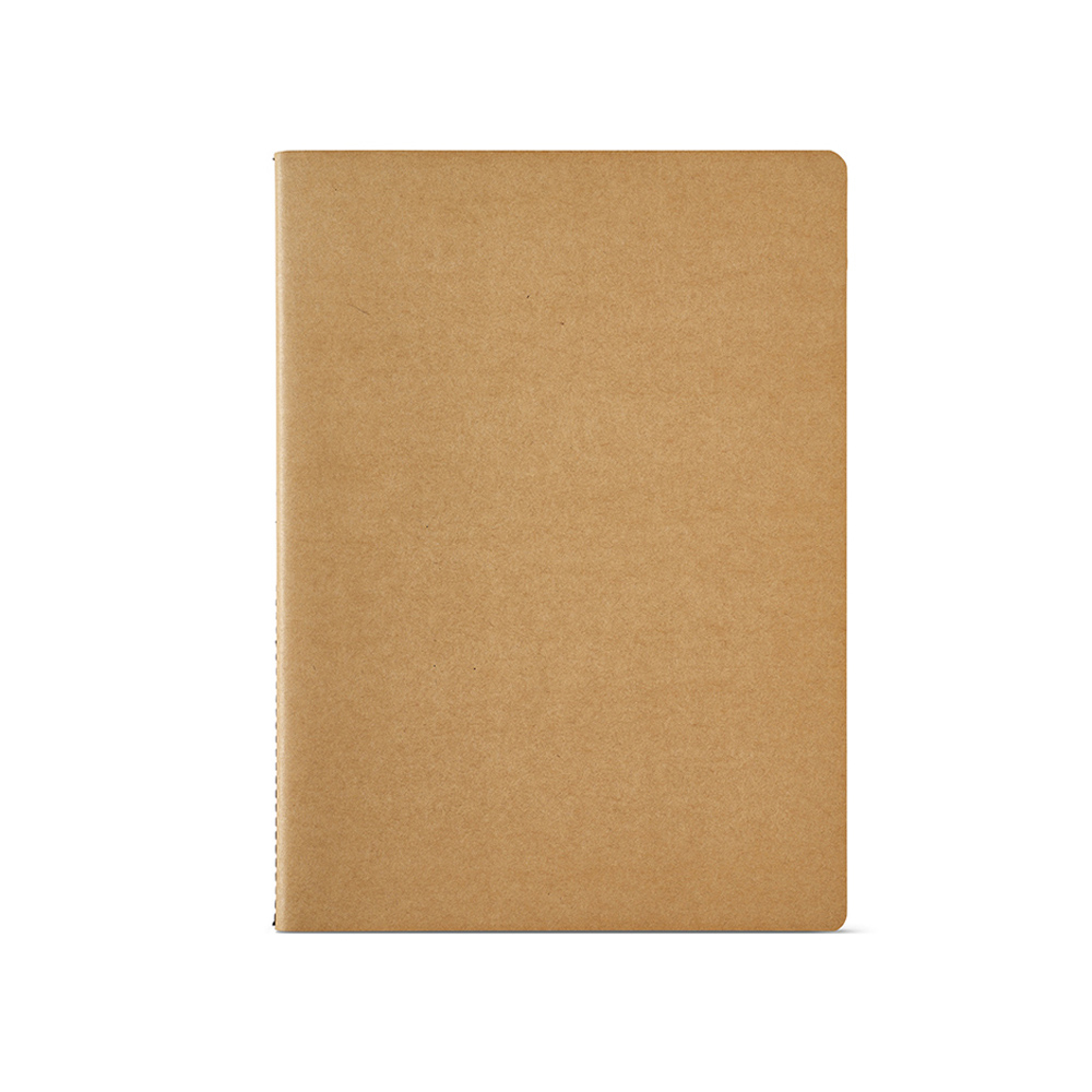 Carnet de notes carton recyclé A4 personnalisé Bronte Naturel
