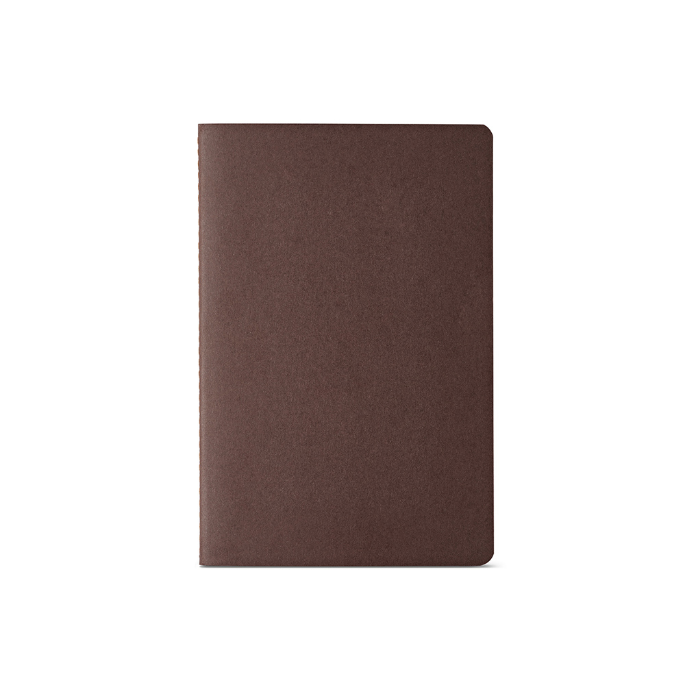 Petit carnet de notes recyclé A5 personnalisable Bronte Marron