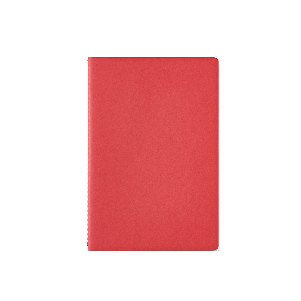Petit carnet de notes recyclé A5 personnalisable Bronte Rouge