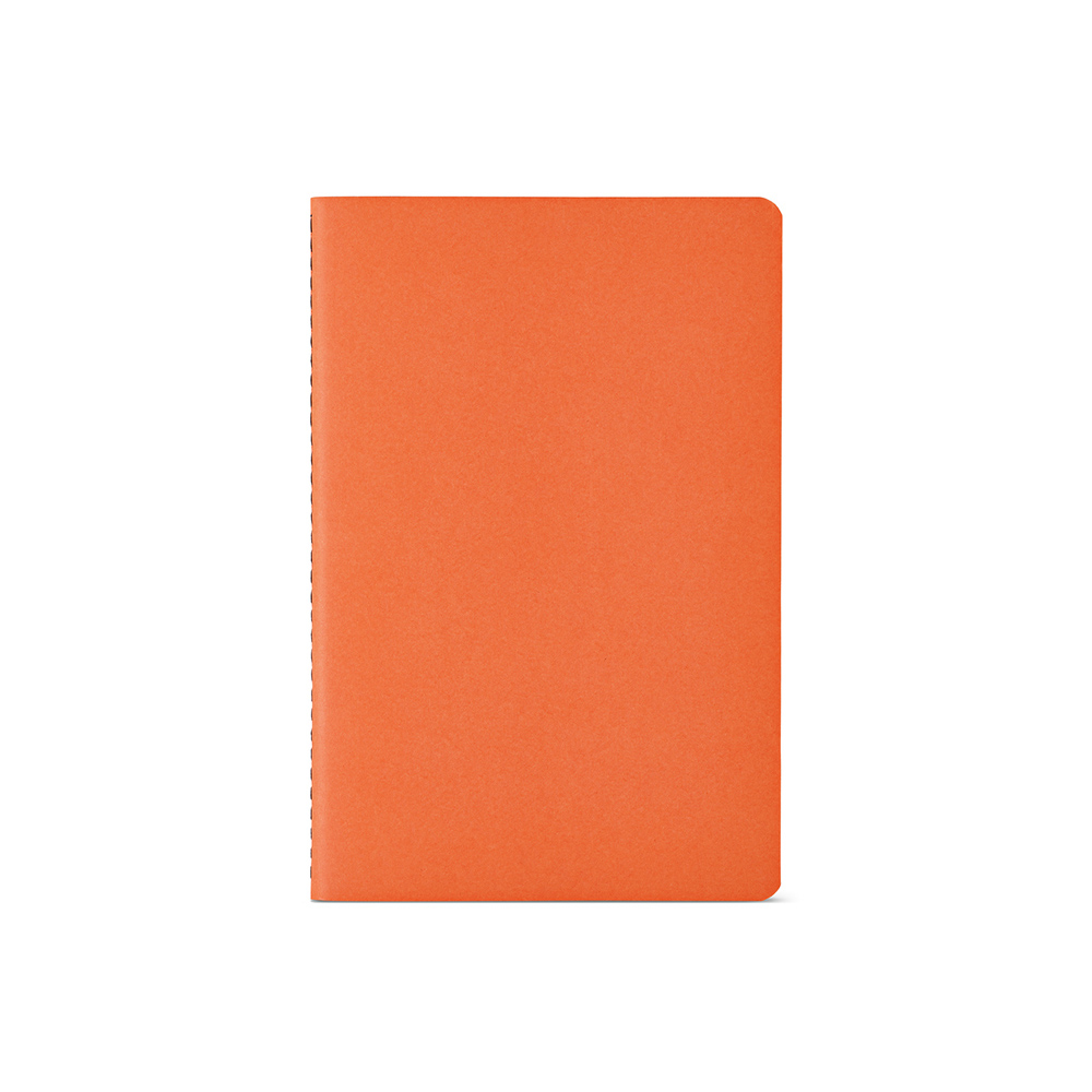 Petit carnet de notes recyclé A5 personnalisable Bronte Orange