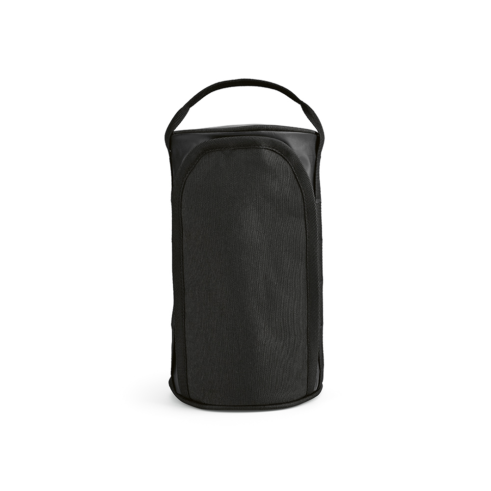 Trousse de toilette personnalisée imperméable rPET Riga Noir