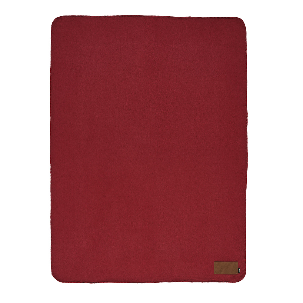 Plaid personnalisé 120x160cm rPET 180g Pollock Bordeaux