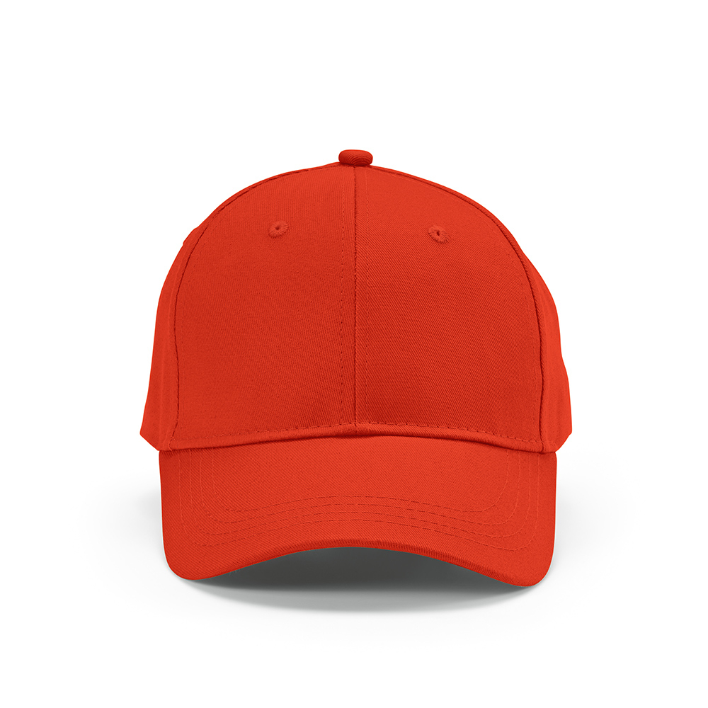 Casquette publicitaire coton recyclé 280g Darrell Cap Rouge