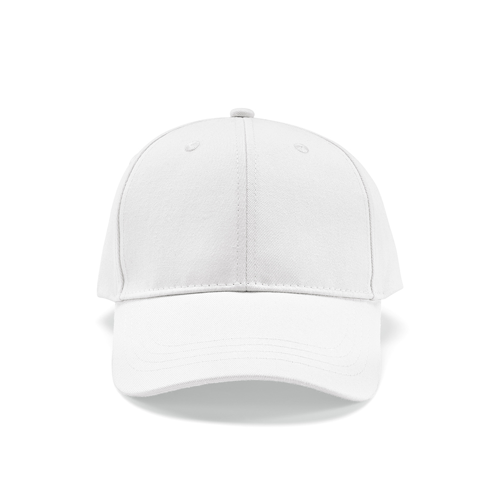 Casquette publicitaire coton recyclé 280g Darrell Cap Blanc