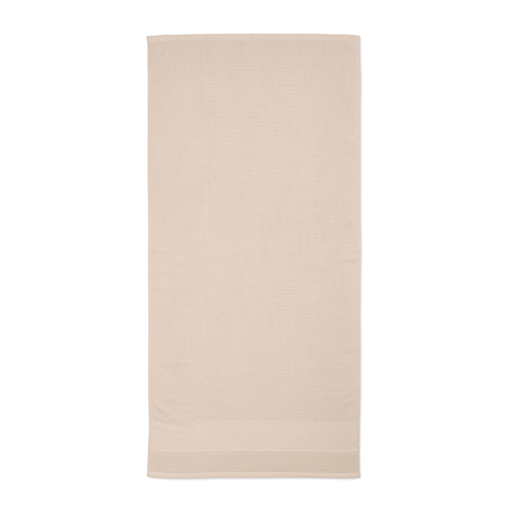 Serviette à personnaliser coton recyclé 500g Botticelli L Beige