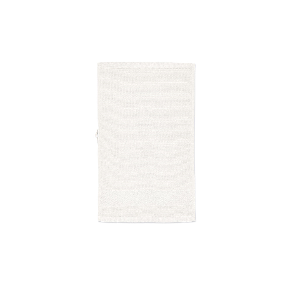 Petite serviette promotionnelle coton recyclé 500g Botticelli S Blanc
