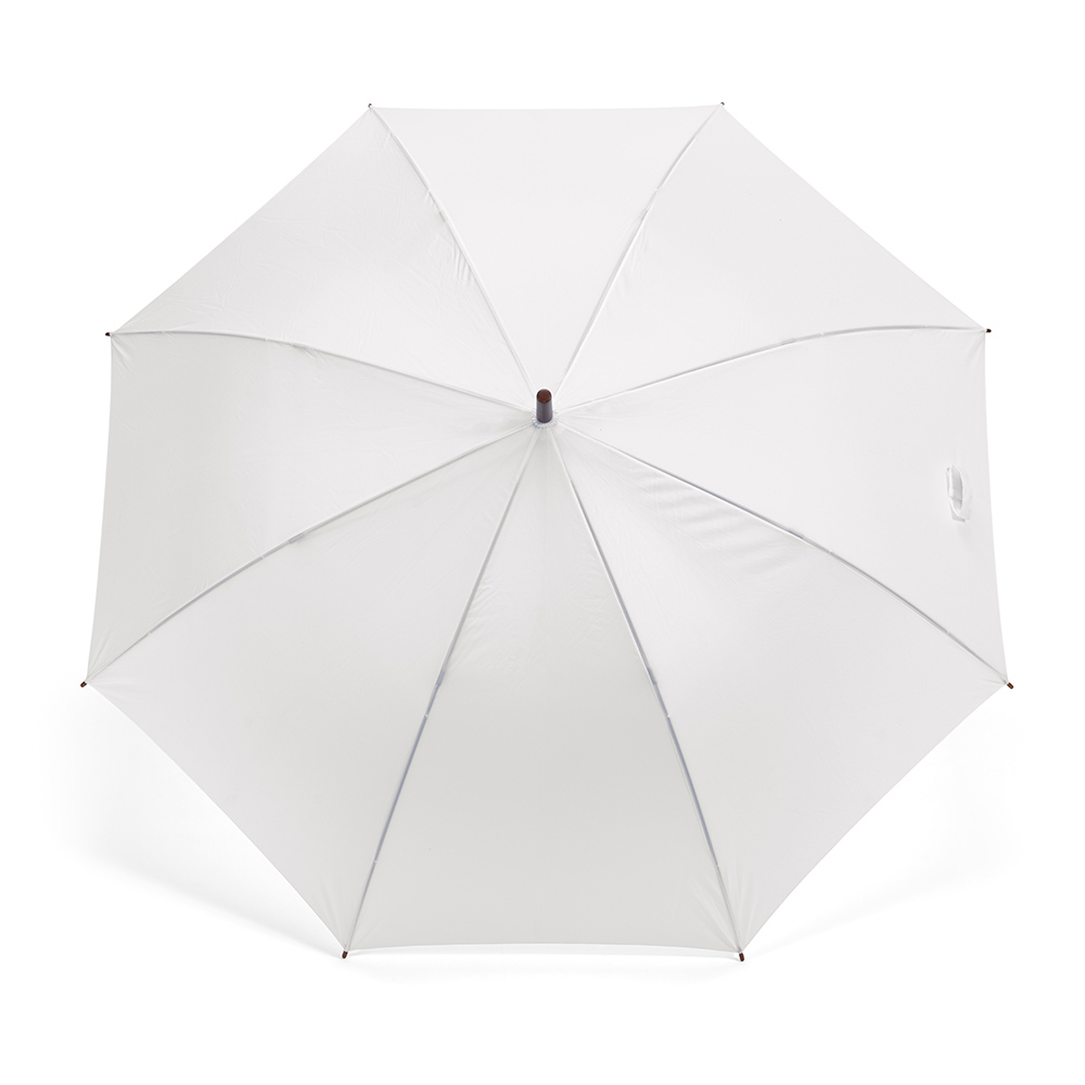 Parapluie de golf 32" rPET promotionnel Aretha Blanc