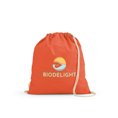 Gym bag à personnaliser coton recyclé 140g Lhotse