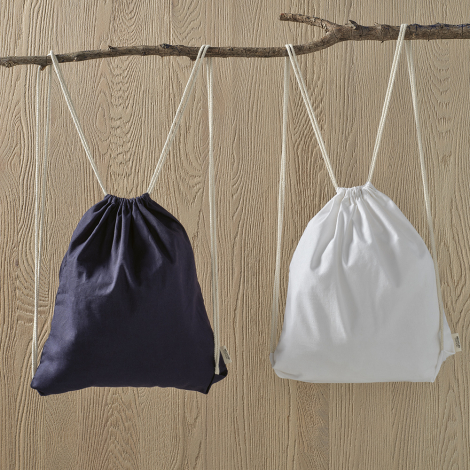 Gym bag à personnaliser coton recyclé 140g Lhotse